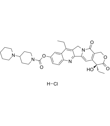 Irinotecan hydrochloride 100286-90-6